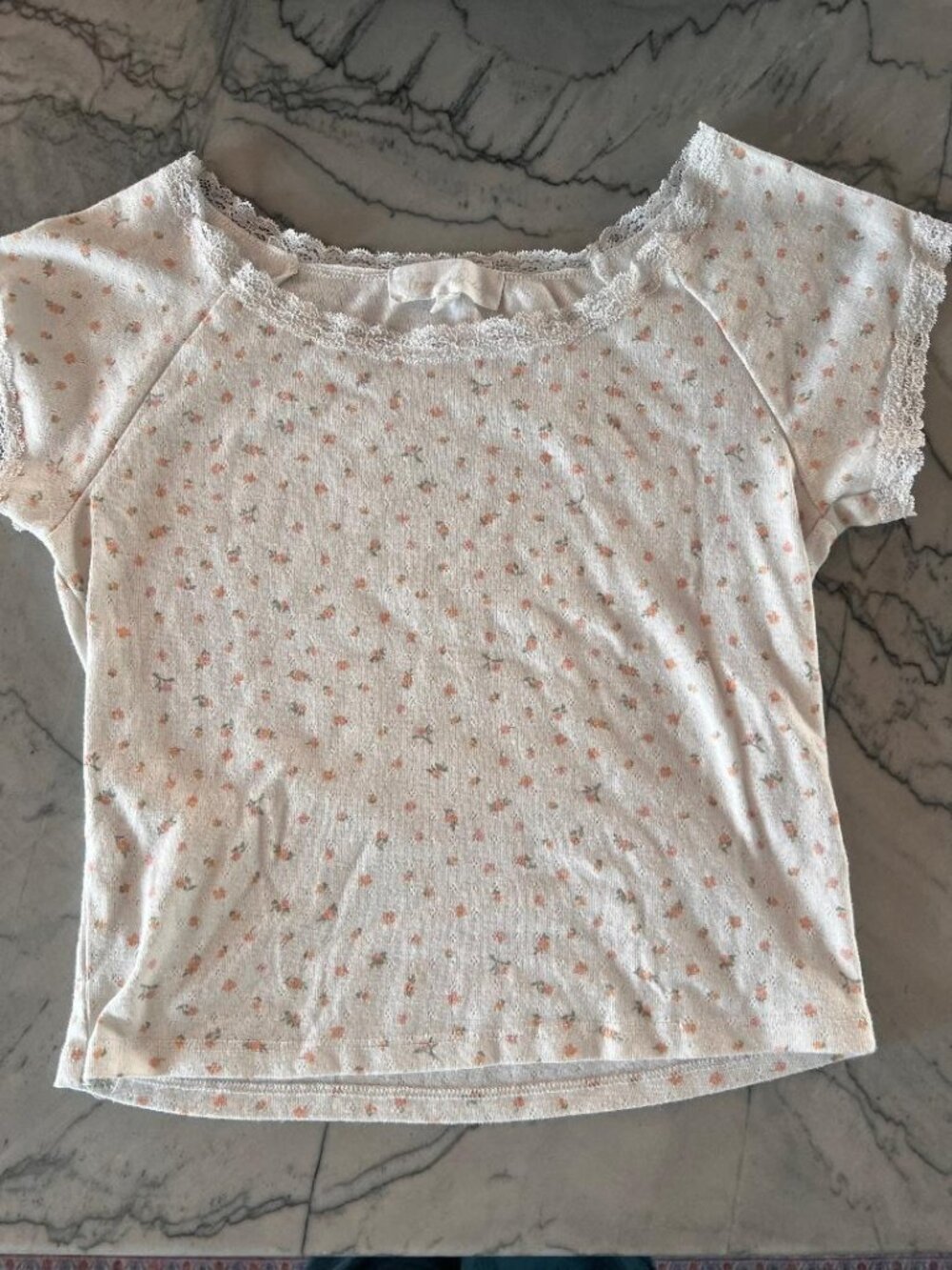 Gypsy & Jade floral babydoll top Size Large